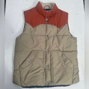 H&M LOGG Puffer Vest Mens Medium Snap Up Puffer Vest